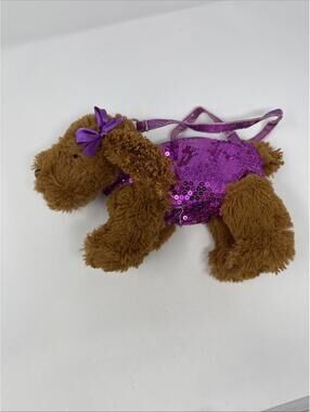 Poochie & Company Girls Purse Purple